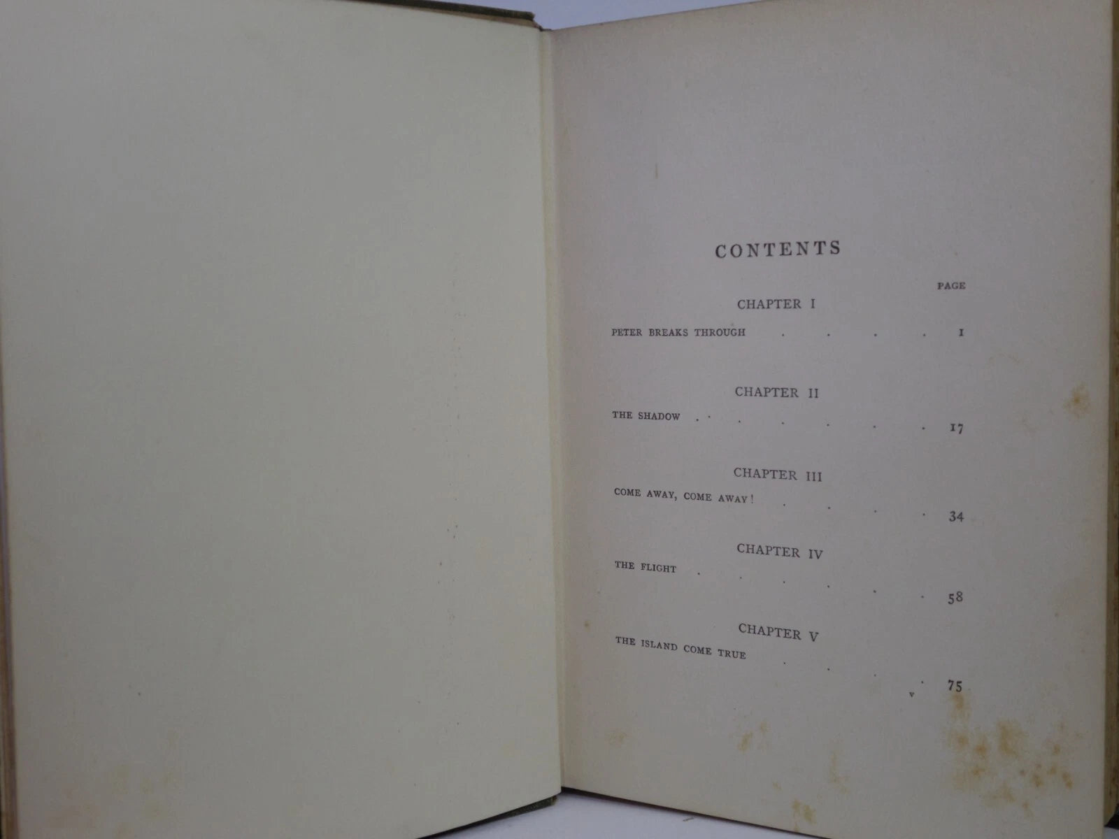 PETER AND WENDY BY J.M. BARRIE 1911 FIRST EDITION