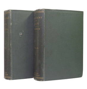 THE DESCENT OF MAN BY CHARLES DARWIN 1888 IN TWO VOLUMES