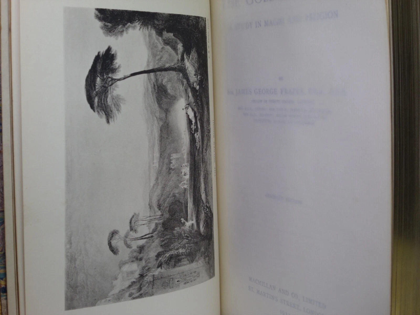 THE GOLDEN BOUGH BY JAMES GEORGE FRAZER 1933 RIVIERE FINE BINDING