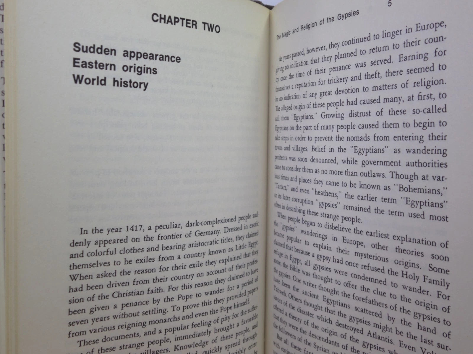 GYPSY DEMONS AND DIVINITIES: THE MAGICAL & SUPERNATURAL PRACTICES OF THE GYPSIES BY E.B. TRIGG 1975
