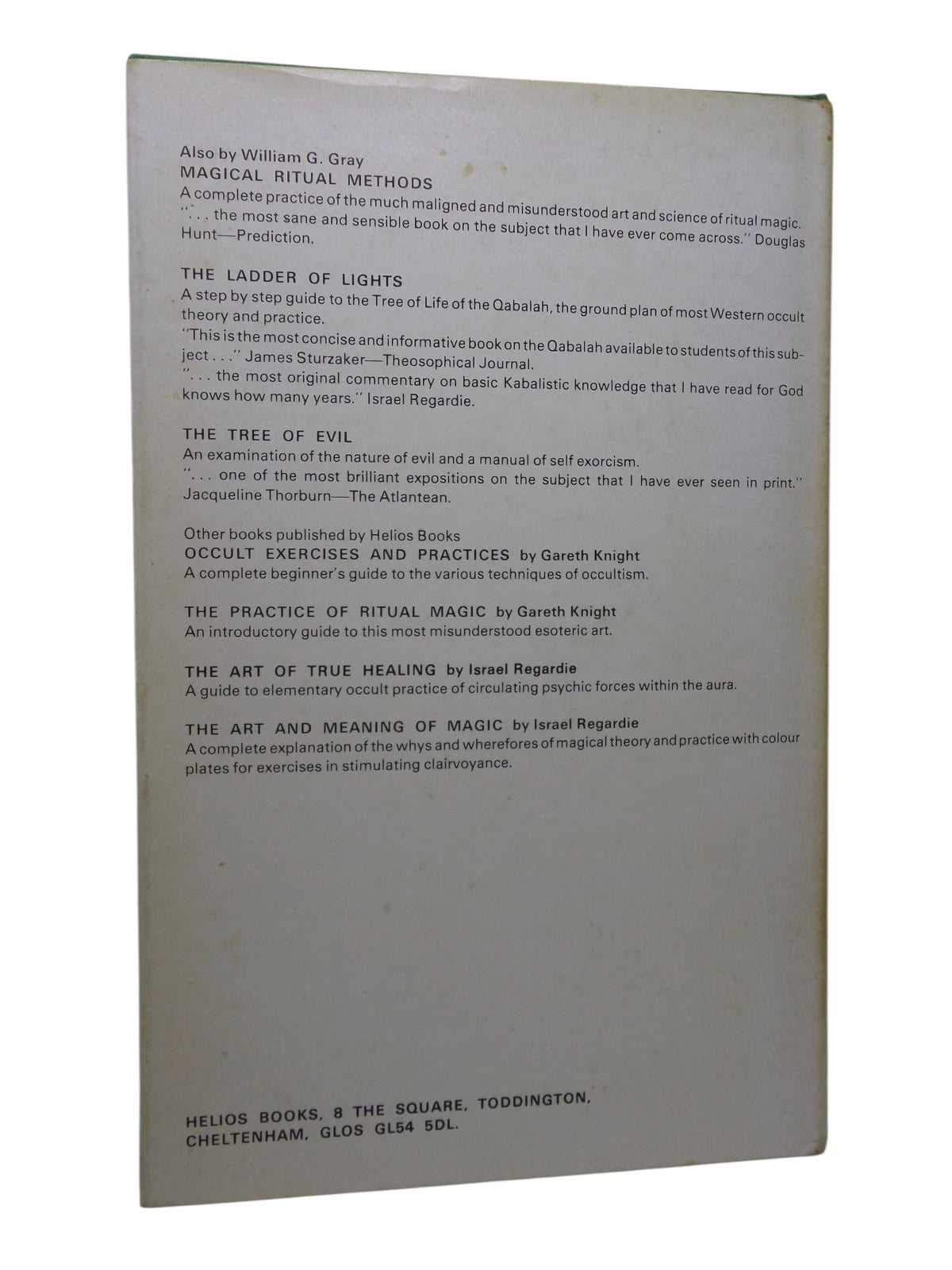 THE ROLLRIGHT RITUAL BY WILLIAM GORDON GRAY 1975