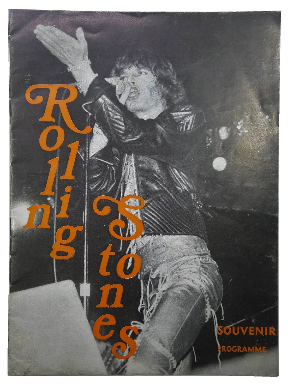 ROLLING STONES SOUVENIR PROGRAMME GERMAN TOUR 1970'S DUAL LANGUAGE