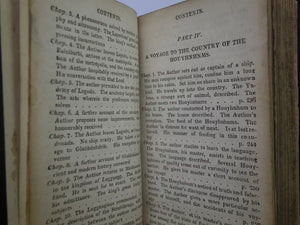 GULLIVER'S TRAVELS BY JONATHAN SWIFT 1808 FINE LEATHER BINDING
