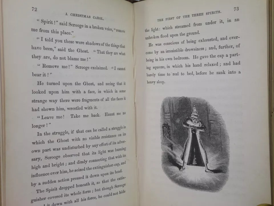 A CHRISTMAS CAROL BY CHARLES DICKENS 1844 FOURTH EDITION