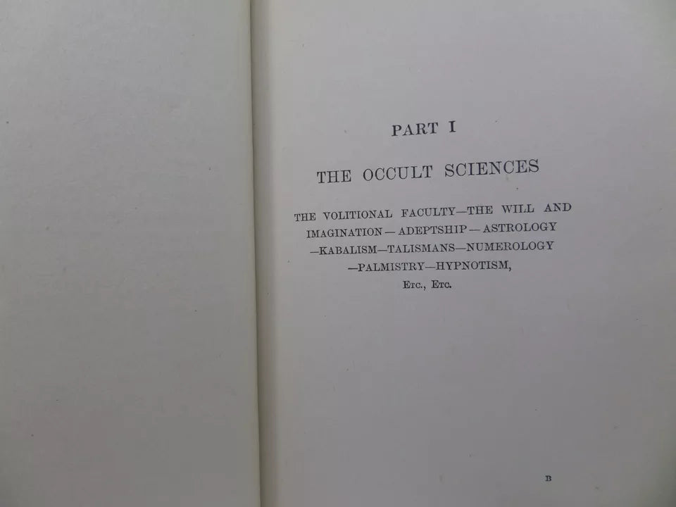 A MANUAL OF OCCULTISM BY SEPHARIAL 1918 [WALTER GORN OLD]