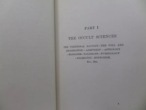 A MANUAL OF OCCULTISM BY SEPHARIAL 1918 [WALTER GORN OLD]