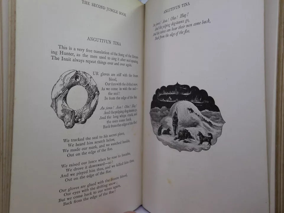 THE SECOND JUNGLE BOOK BY RUDYARD KIPLING 1895 FIRST EDITION