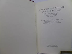 LANGUAGE AND HISTORY IN EARLY BRITAIN BY KENNETH JACKSON 1971 HARDCOVER