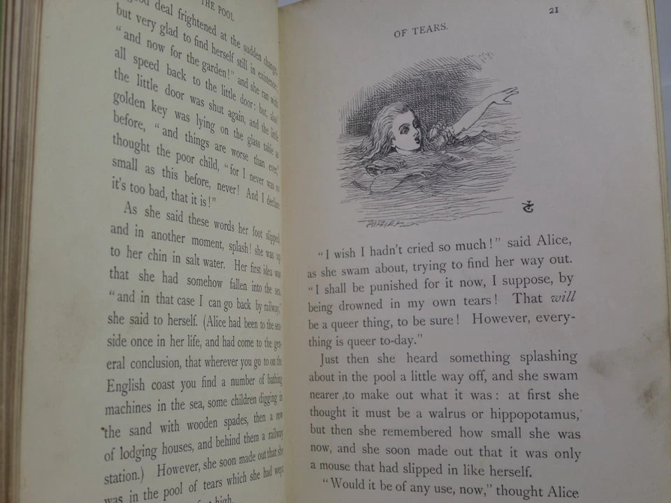 ALICE'S ADVENTURES IN WONDERLAND BY LEWIS CARROLL 1898 PEOPLE'S EDITION