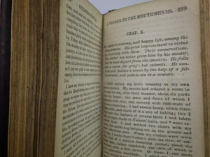 GULLIVER'S TRAVELS BY JONATHAN SWIFT 1808 FINE LEATHER BINDING