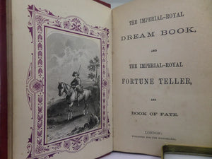 THE IMPERIAL DREAM BOOK - IMPERIAL-ROYAL FORTUNE TELLER - BOOK OF FATE C. 1870