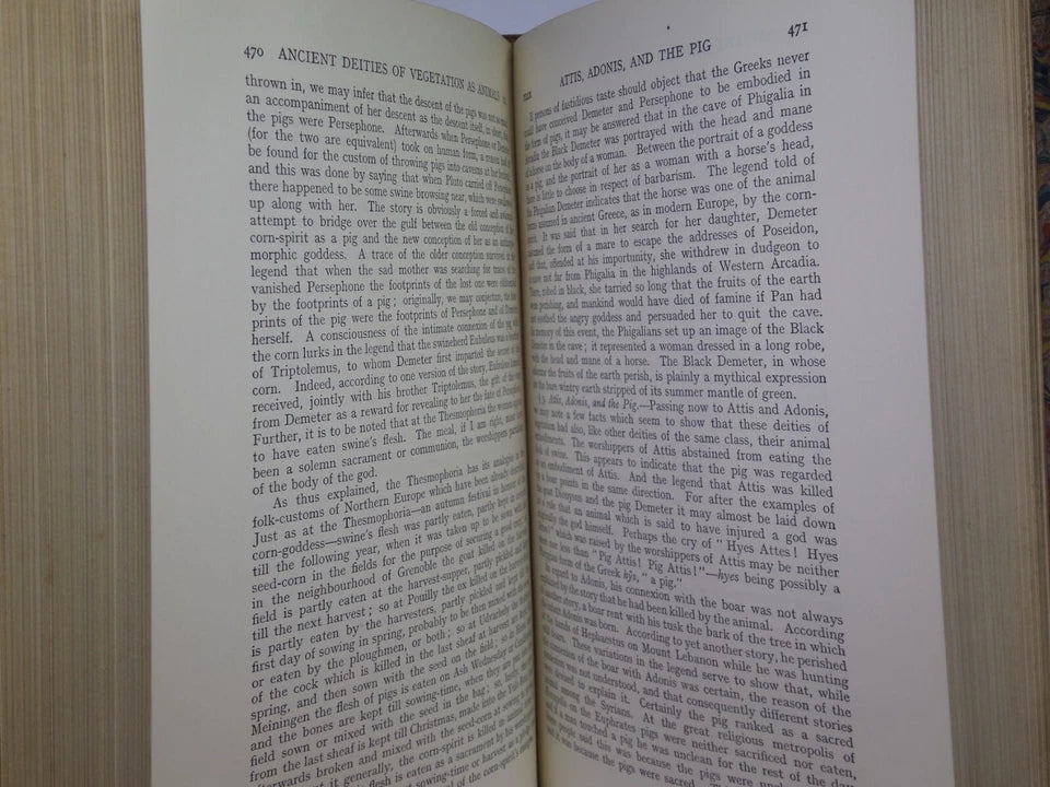 THE GOLDEN BOUGH BY JAMES GEORGE FRAZER 1933 RIVIERE FINE BINDING
