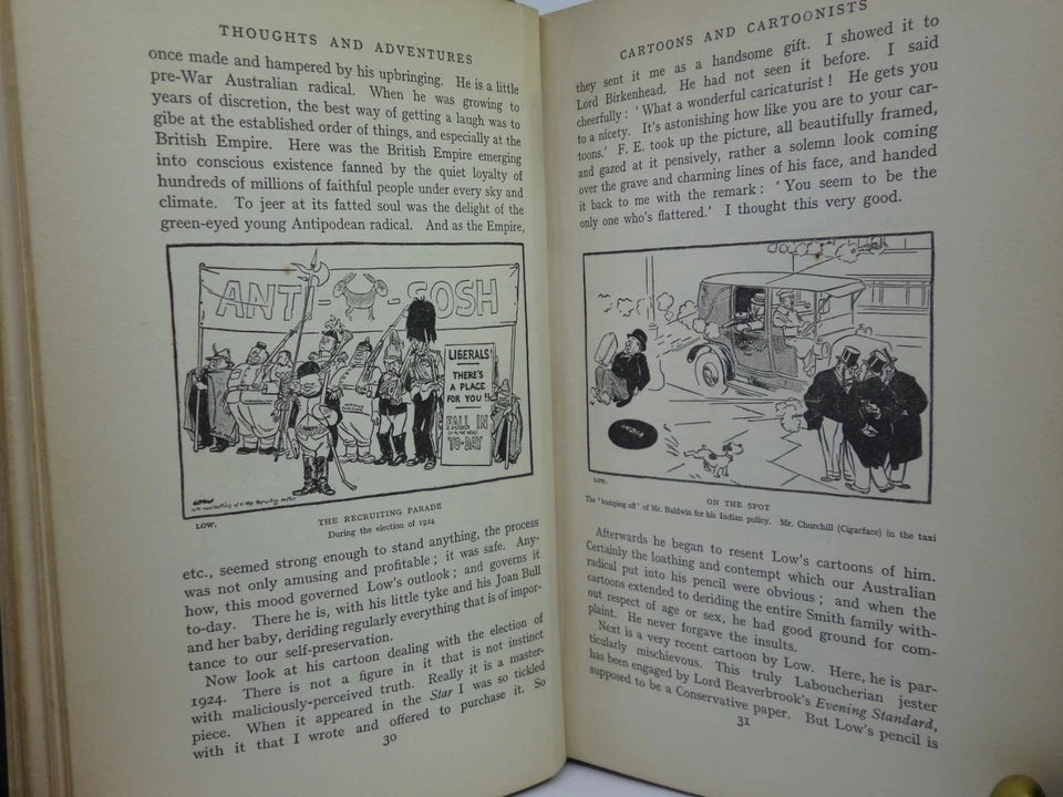 THOUGHTS AND ADVENTURES BY WINSTON S. CHURCHILL 1932