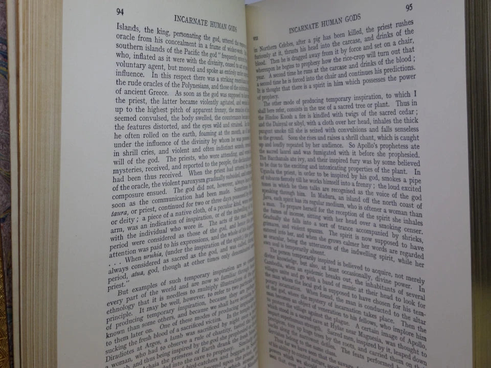 THE GOLDEN BOUGH BY JAMES GEORGE FRAZER 1933 RIVIERE FINE BINDING