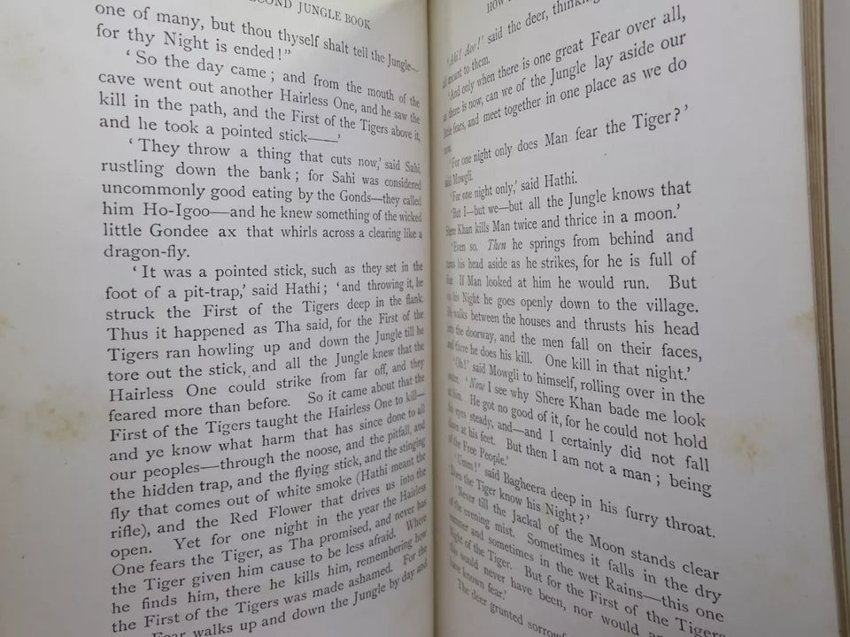 THE SECOND JUNGLE BOOK BY RUDYARD KIPLING 1895 FIRST EDITION