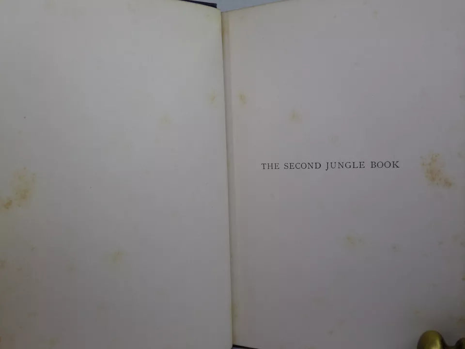 THE SECOND JUNGLE BOOK BY RUDYARD KIPLING 1895 FIRST EDITION