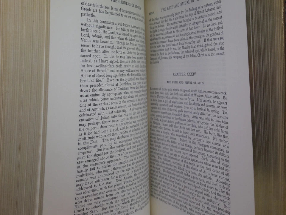 THE GOLDEN BOUGH BY JAMES GEORGE FRAZER 1933 RIVIERE FINE BINDING