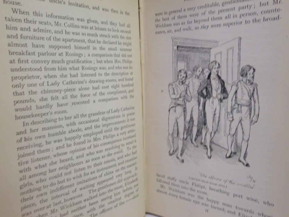 PRIDE AND PREJUDICE BY JANE AUSTEN 1894 FIRST PEACOCK EDITION