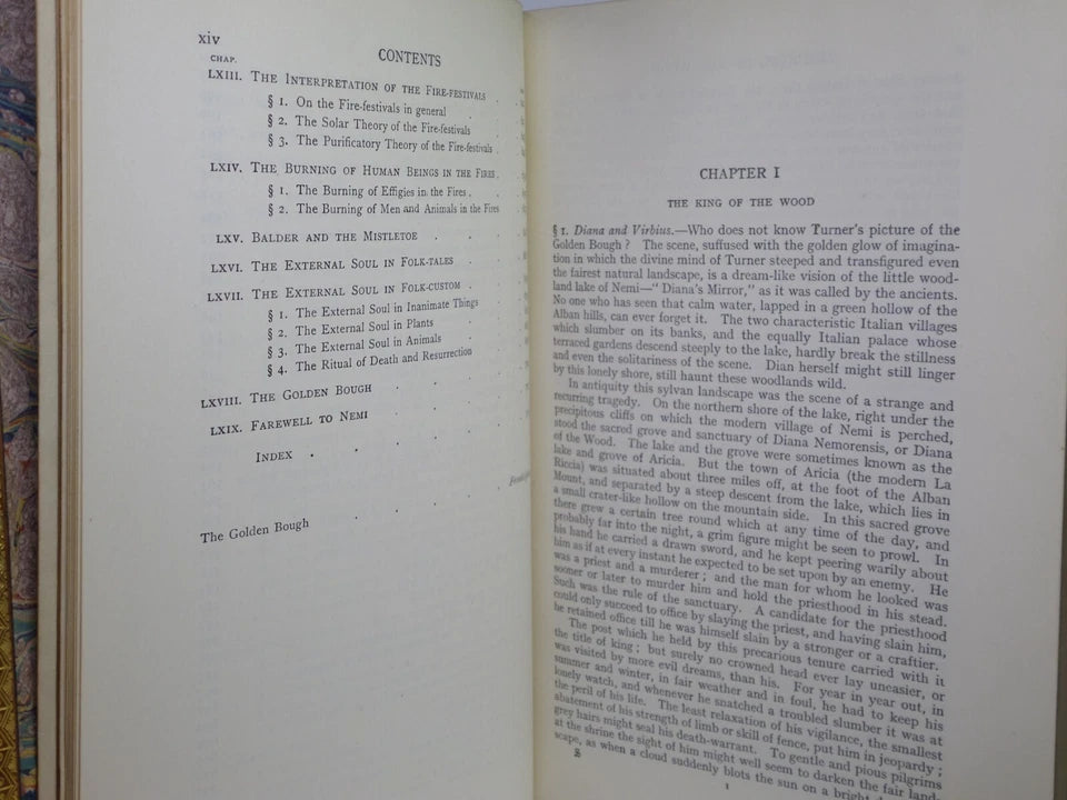 THE GOLDEN BOUGH BY JAMES GEORGE FRAZER 1933 RIVIERE FINE BINDING
