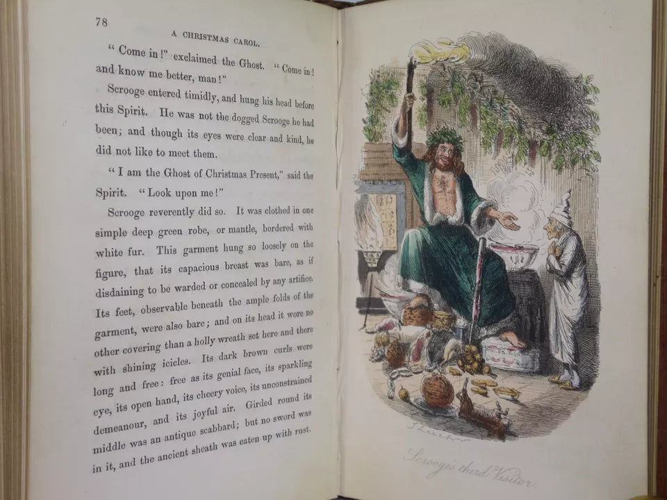 A CHRISTMAS CAROL BY CHARLES DICKENS 1844 FOURTH EDITION