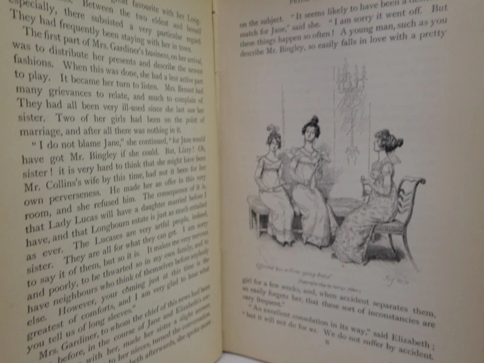 PRIDE AND PREJUDICE BY JANE AUSTEN 1894 FIRST PEACOCK EDITION