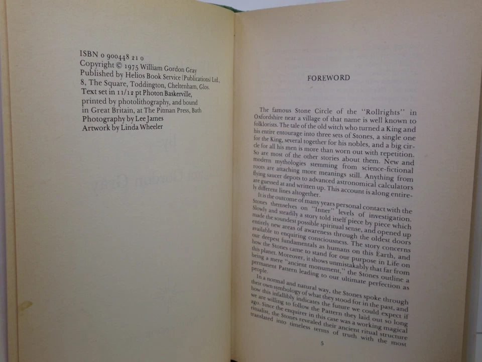 THE ROLLRIGHT RITUAL BY WILLIAM GORDON GRAY 1975