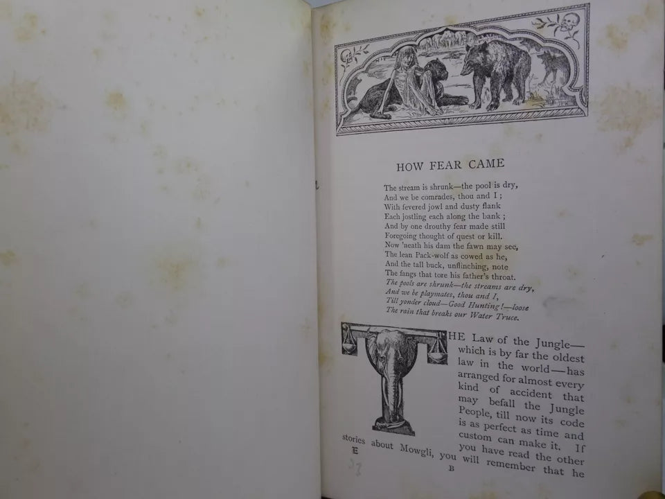 THE SECOND JUNGLE BOOK BY RUDYARD KIPLING 1895 FIRST EDITION