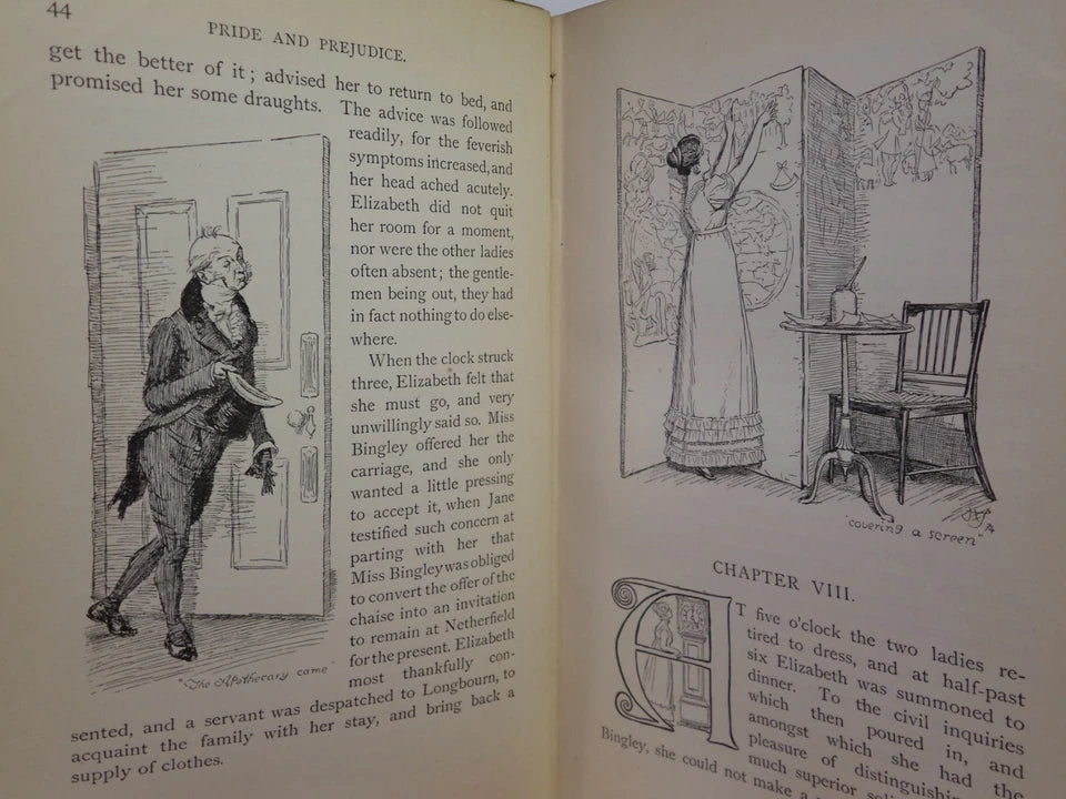PRIDE AND PREJUDICE BY JANE AUSTEN 1894 FIRST PEACOCK EDITION