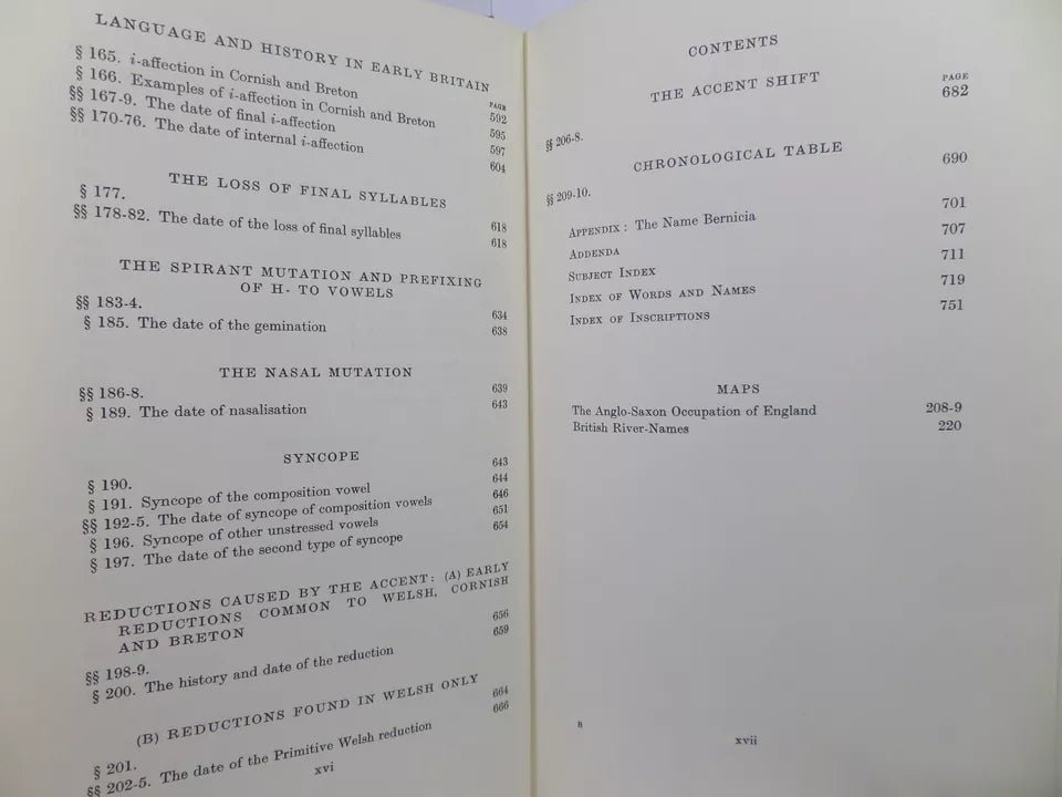 LANGUAGE AND HISTORY IN EARLY BRITAIN BY KENNETH JACKSON 1971 HARDCOVER