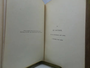 POEMS BY CHRISTINA G. ROSSETTI 1892 FINE LEATHER BINDING BY MUDIE