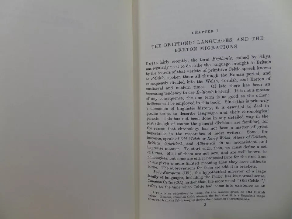 LANGUAGE AND HISTORY IN EARLY BRITAIN BY KENNETH JACKSON 1971 HARDCOVER