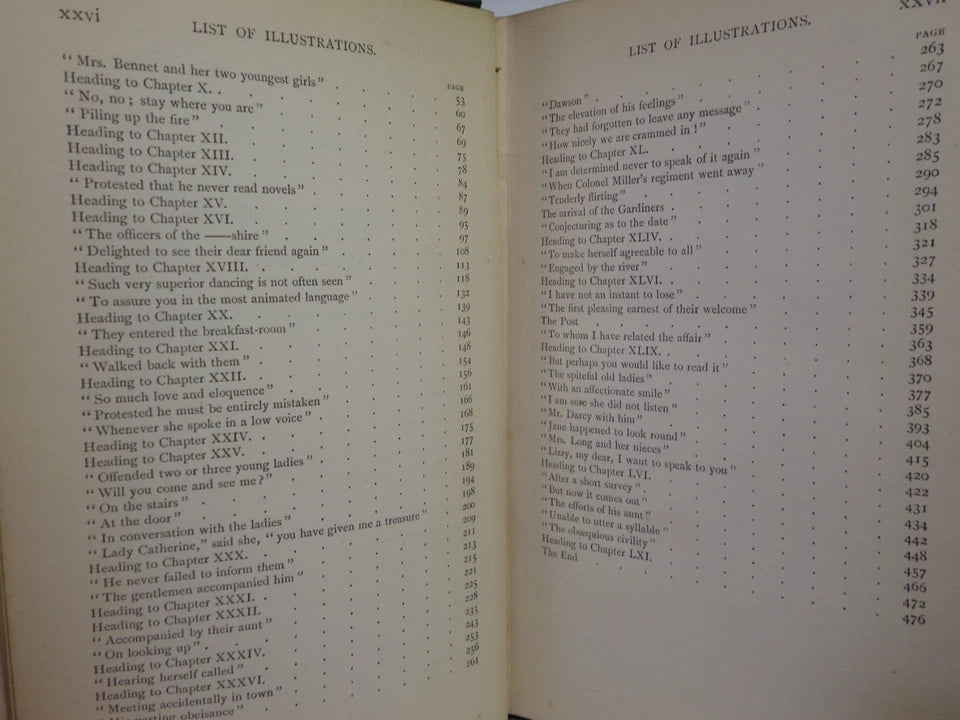 PRIDE AND PREJUDICE BY JANE AUSTEN 1894 FIRST PEACOCK EDITION