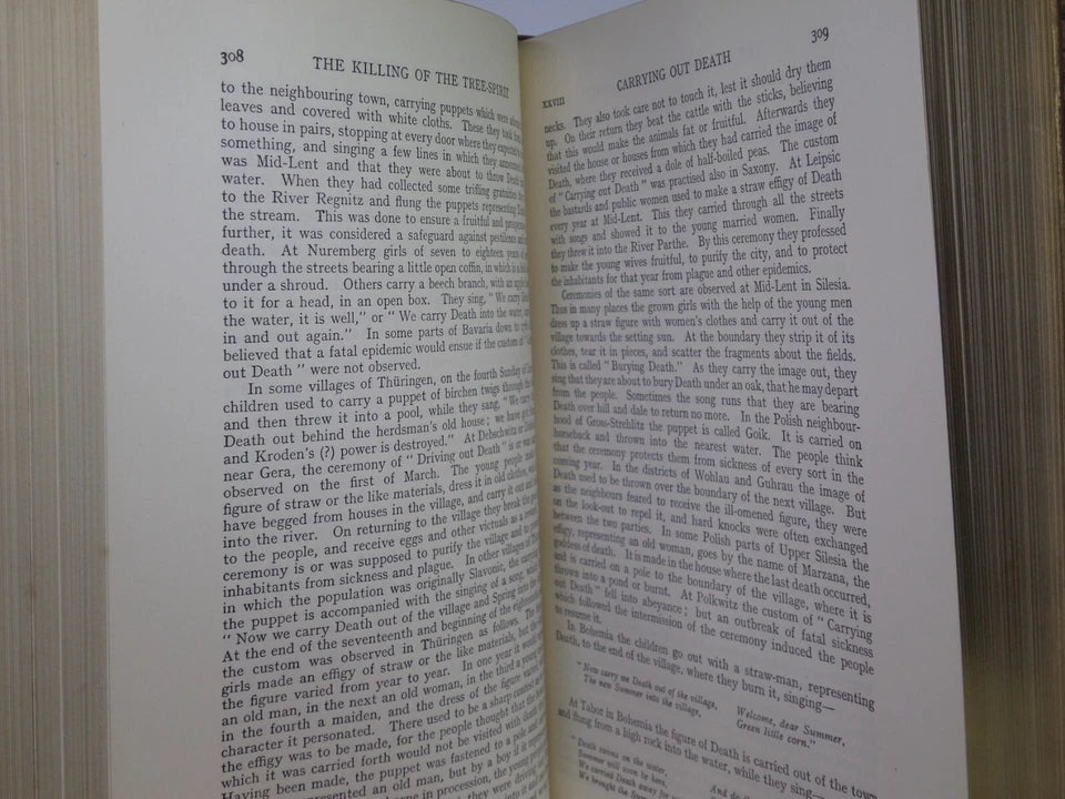 THE GOLDEN BOUGH BY JAMES GEORGE FRAZER 1933 RIVIERE FINE BINDING