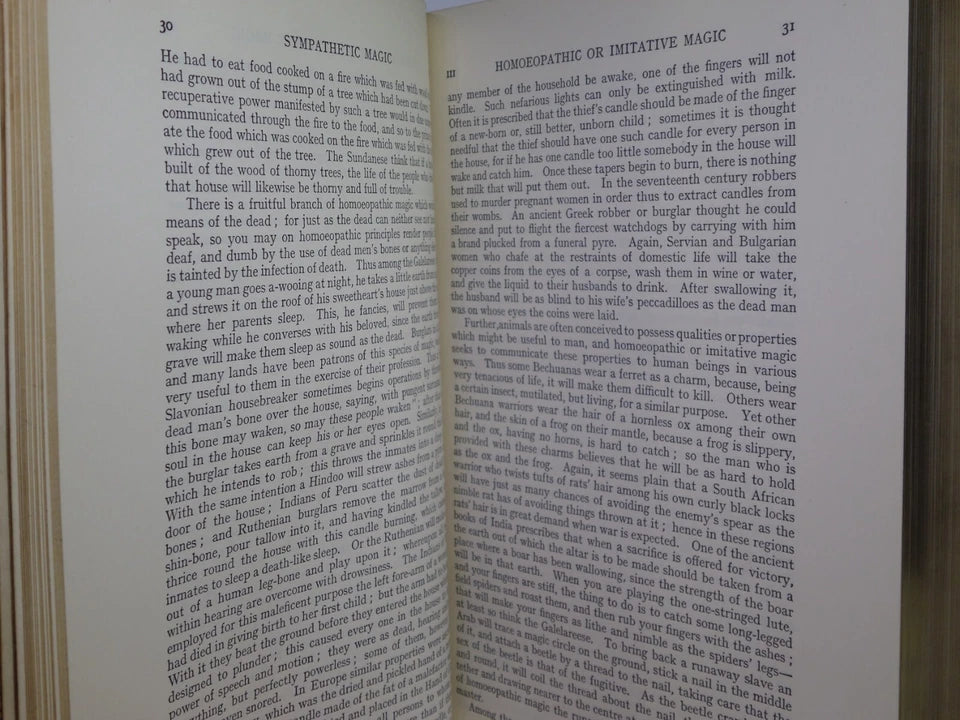 THE GOLDEN BOUGH BY JAMES GEORGE FRAZER 1933 RIVIERE FINE BINDING