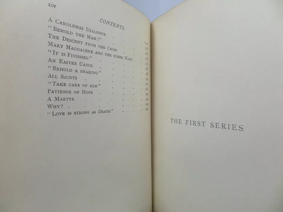 POEMS BY CHRISTINA G. ROSSETTI 1892 FINE LEATHER BINDING BY MUDIE