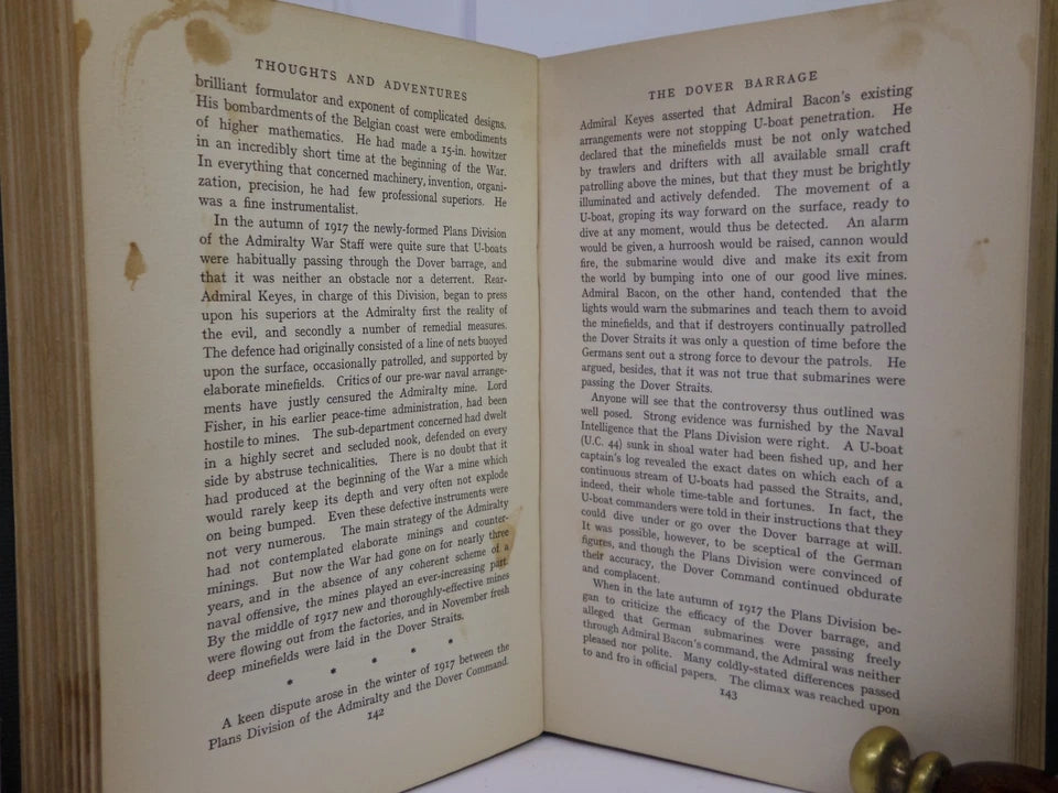 THOUGHTS AND ADVENTURES BY WINSTON S. CHURCHILL 1932
