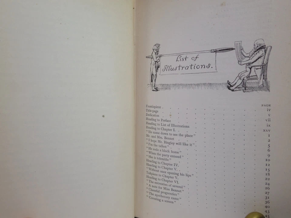 PRIDE AND PREJUDICE BY JANE AUSTEN 1894 FIRST PEACOCK EDITION