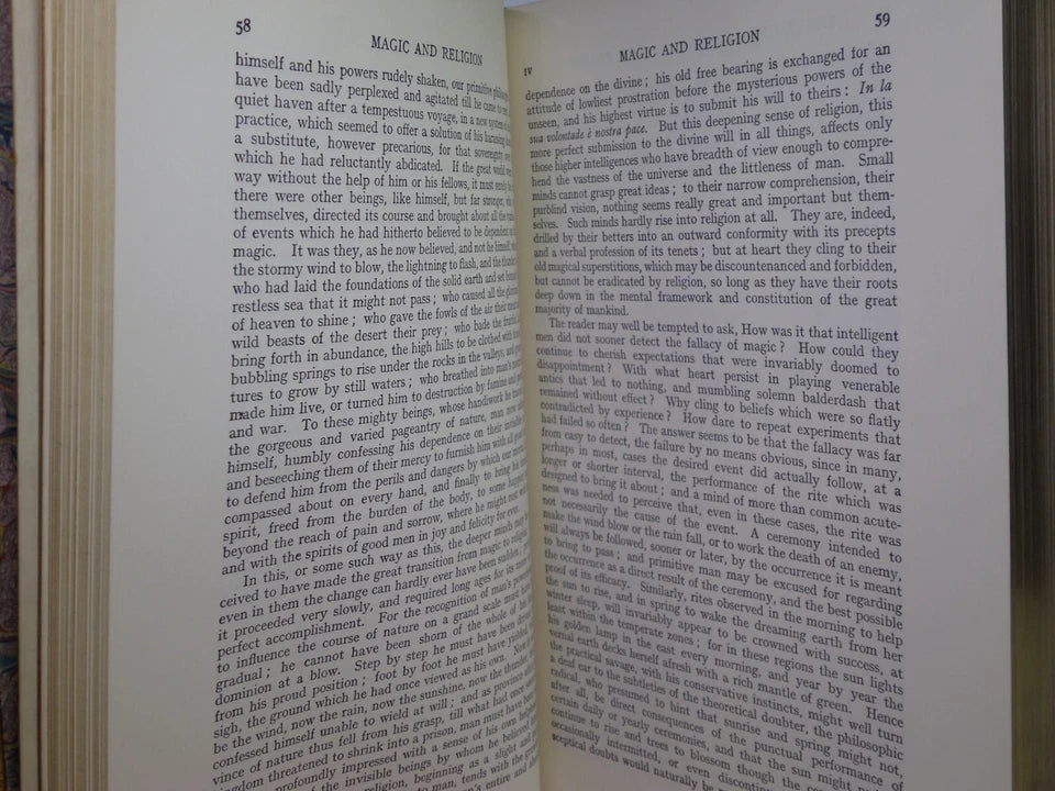 THE GOLDEN BOUGH BY JAMES GEORGE FRAZER 1933 RIVIERE FINE BINDING