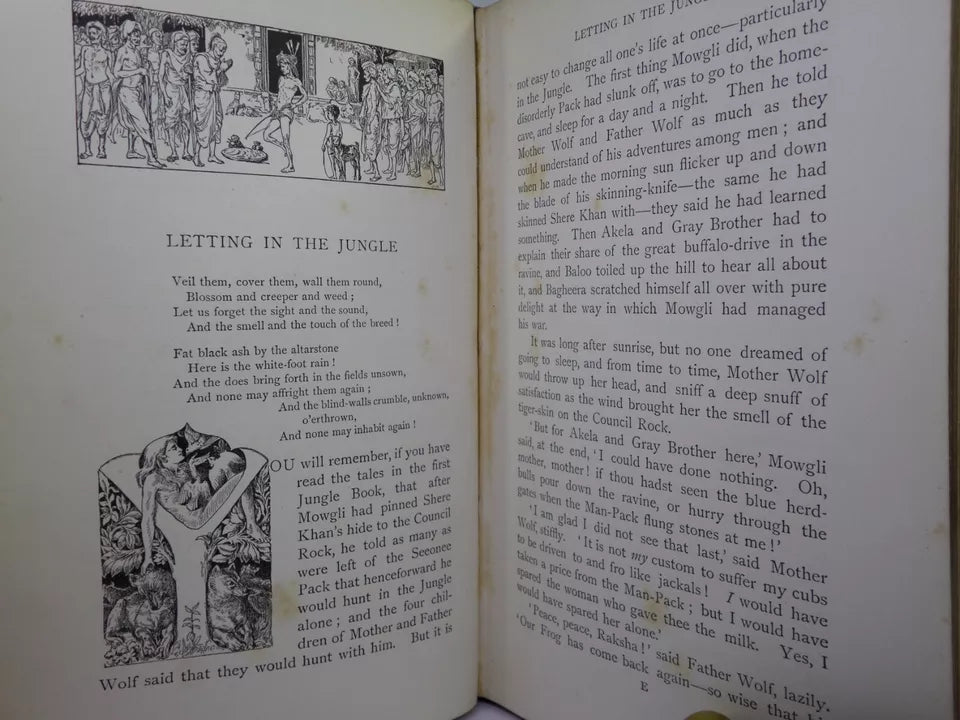 THE SECOND JUNGLE BOOK BY RUDYARD KIPLING 1895 FIRST EDITION