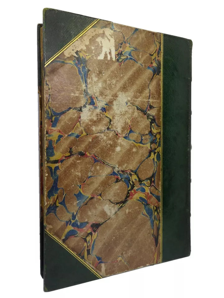 GUSTAVUS OR THE YOUNG RAKE & MY WIFE'S CHILD BY CHARLES PAUL DE KOCK 1839-40 FINE LEATHER BINDING