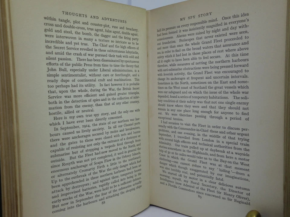 THOUGHTS AND ADVENTURES BY WINSTON S. CHURCHILL 1932