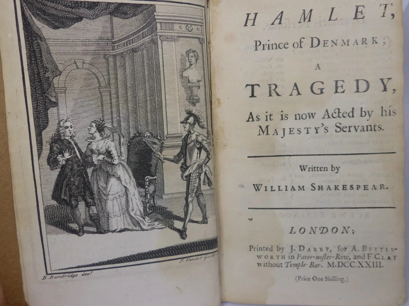 HAMLET BY WILLIAM SHAKESPEARE 1723