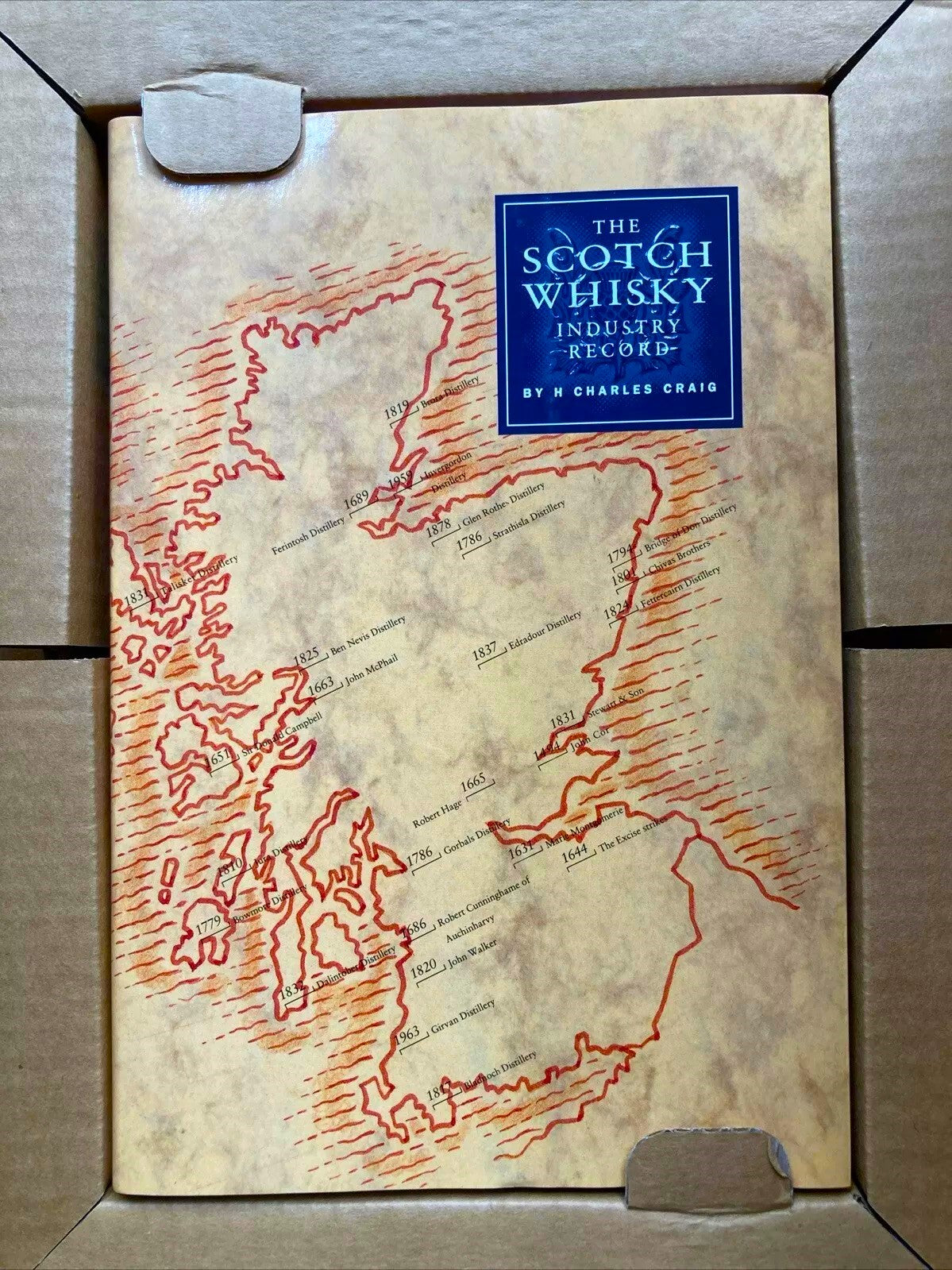 THE SCOTCH WHISKY INDUSTRY RECORD BY H. CHARLES CRAIG 1994 FIRST EDITION HARDCOVER