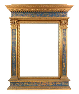 ANTIQUE 19TH CENTURY TABERNACLE PICTURE FRAME