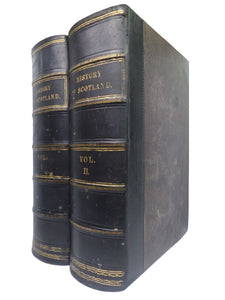 THE PICTORIAL HISTORY OF SCOTLAND BY JAMES TAYLOR CA.1859 FINE LEATHER BINDINGS