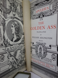 THE GOLDEN ASS BY APULEIUS 1904 TRANSLATED BY WILLIAM ADLINGTON, FINE MOROCCO BINDING