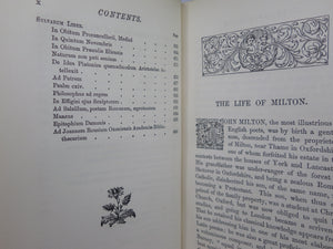 THE POETICAL WORKS OF JOHN MILTON 1904 FINE TREE CALF BINDING