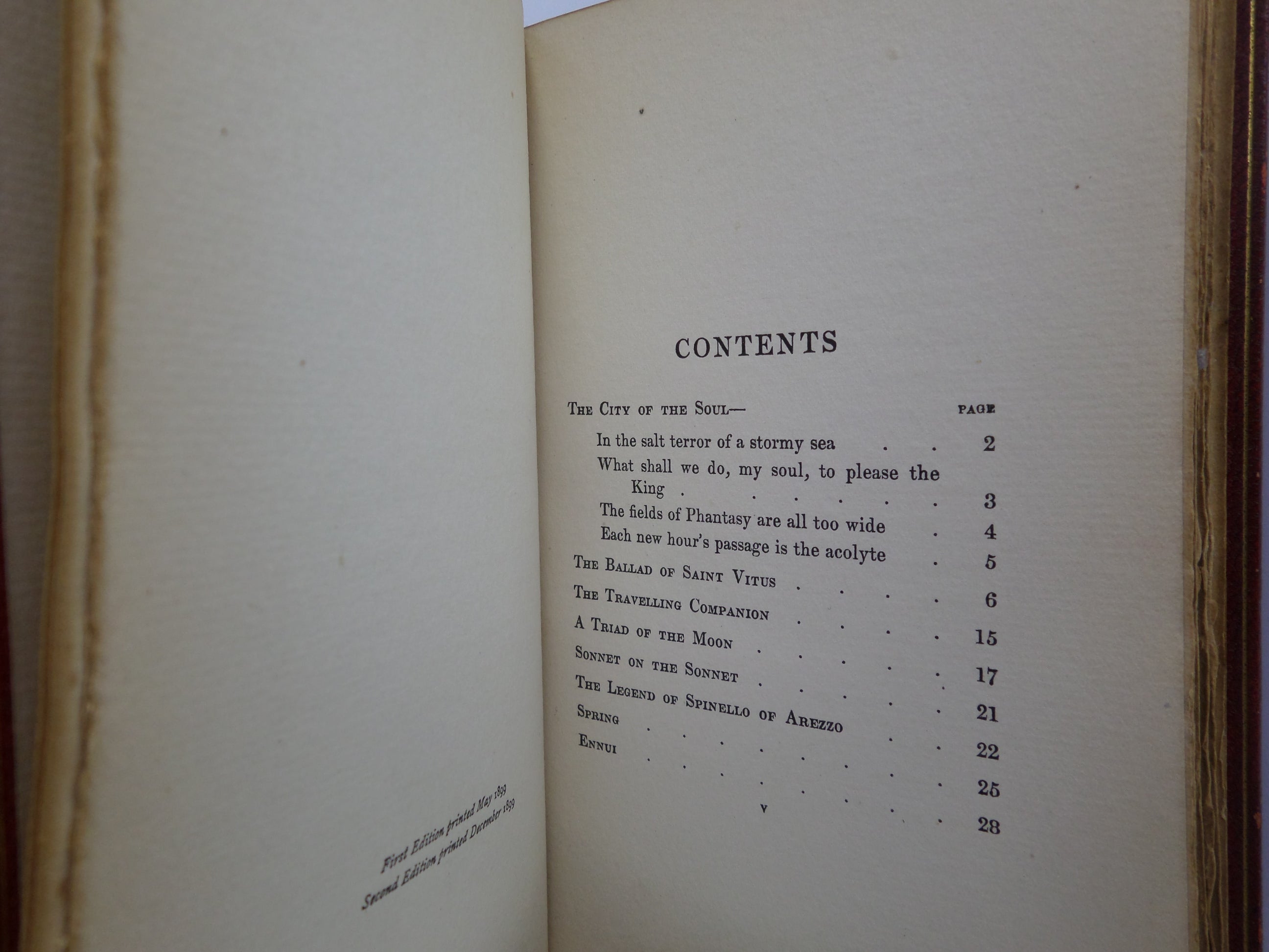 THE CITY OF THE SOUL BY ALFRED DOUGLAS 1899 SECOND EDITION, BUMPUS FINE BINDING