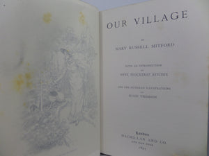 OUR VILLAGE BY MARY RUSSELL MITFORD 1893 HUGH THOMSON ILLUSTRATIONS