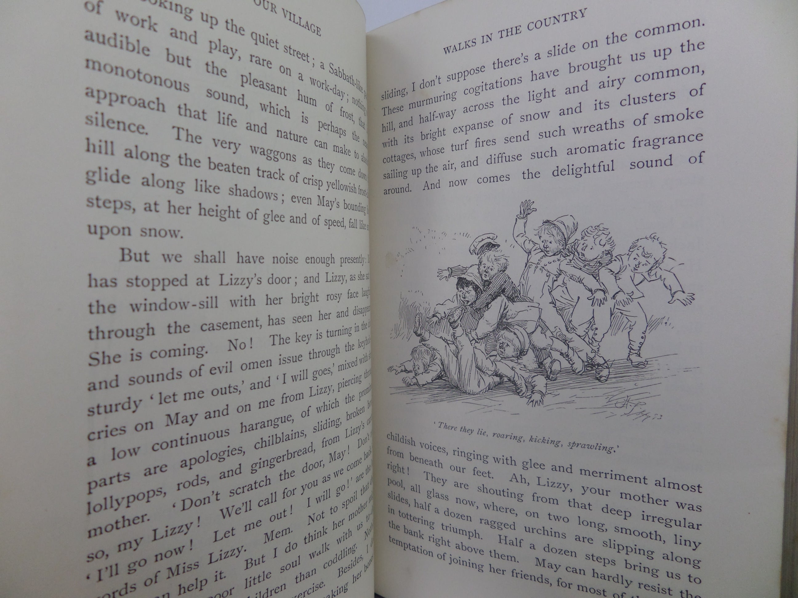 OUR VILLAGE BY MARY RUSSELL MITFORD 1893 HUGH THOMSON ILLUSTRATIONS